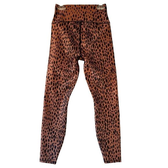 Good American Double Fact Core Power Cheetah Leggings High Waist Size 1 S Animal - Picture 6 of 12